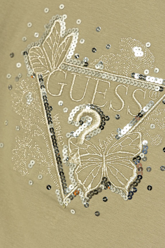 Dziewczynka Guess t-shirt dziecięcy J5YI35.K6YW4.9BYA zielony