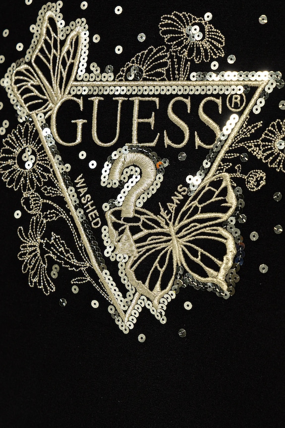 Lány Guess gyerek póló J5YI35.K6YW4.9BYA fekete