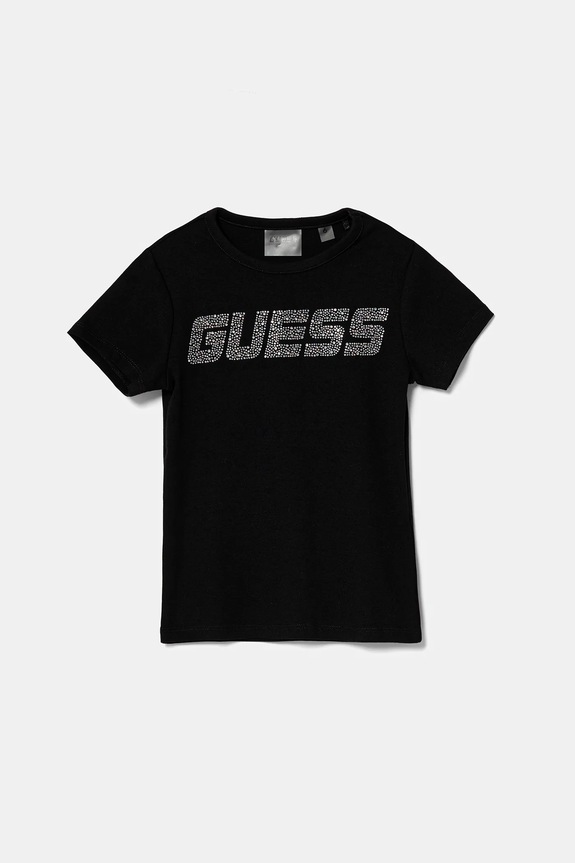 Guess tricou copii imprimeu negru J5YI42.KCIV1.9BYA