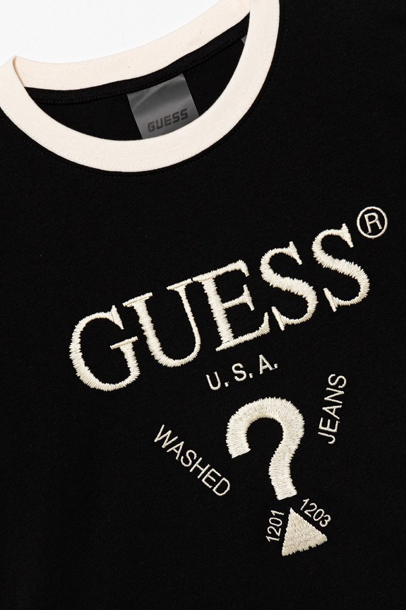 BIMBA Guess t-shirt in cotone per bambini J5YI44.I3Z14.9BYA nero