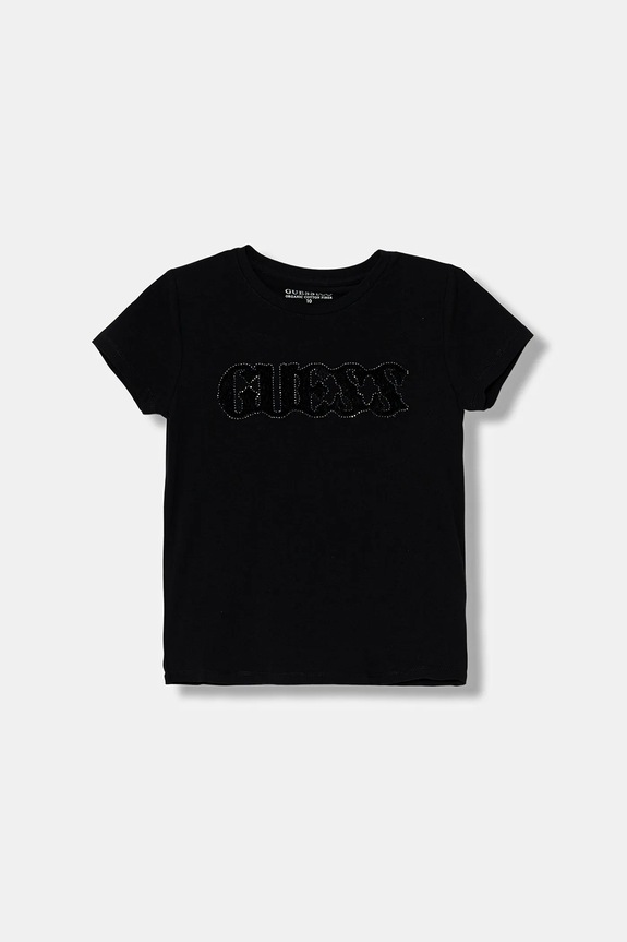 Dětské tričko Guess s elastanem černá J5YI52.J1314.9BYA