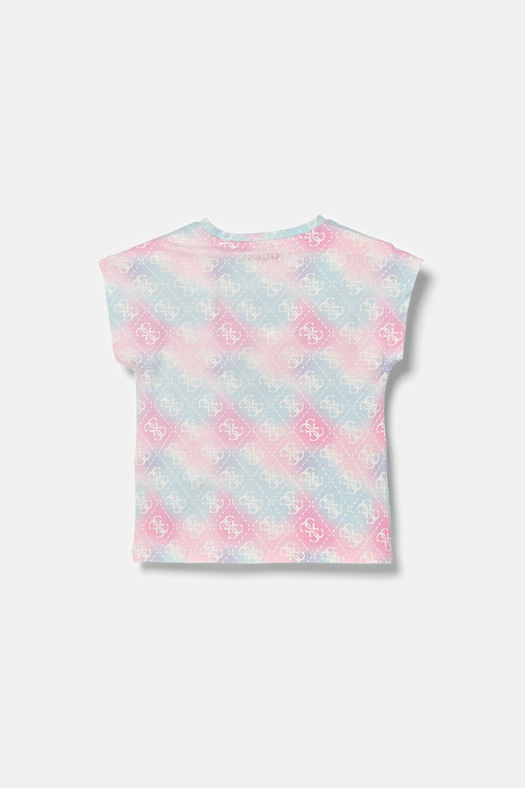 Guess t-shirt dziecięcy K5YI02.K6YW4.9BYA różowy AW25