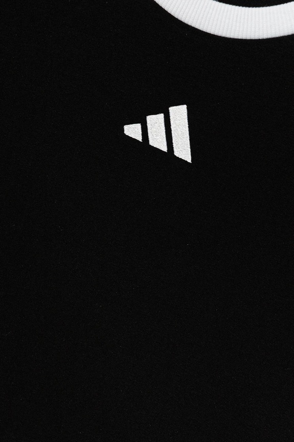 adidas t-shirt in cotone per bambini nero JW8627