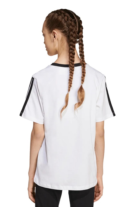 Dětské bavlněné tričko adidas JW8628 bílá