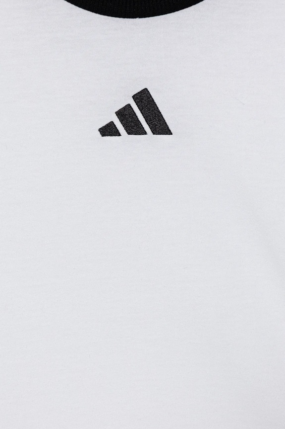 Dětské bavlněné tričko adidas bílá JW8628