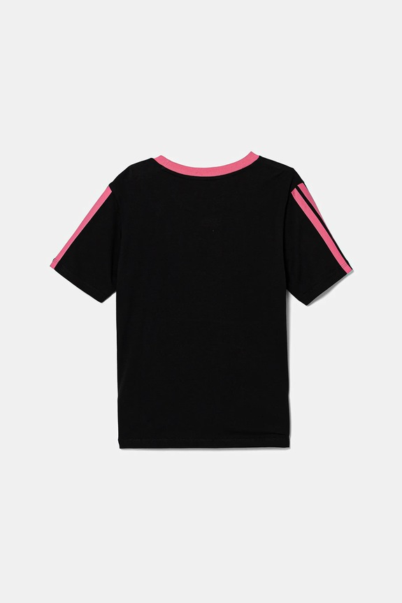 Dziewczynka adidas t-shirt bawełniany dziecięcy JW8633 czarny
