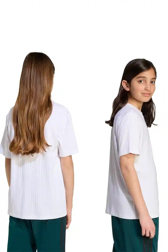 Παιδικό μπλουζάκι adidas Originals JX5179 λευκό