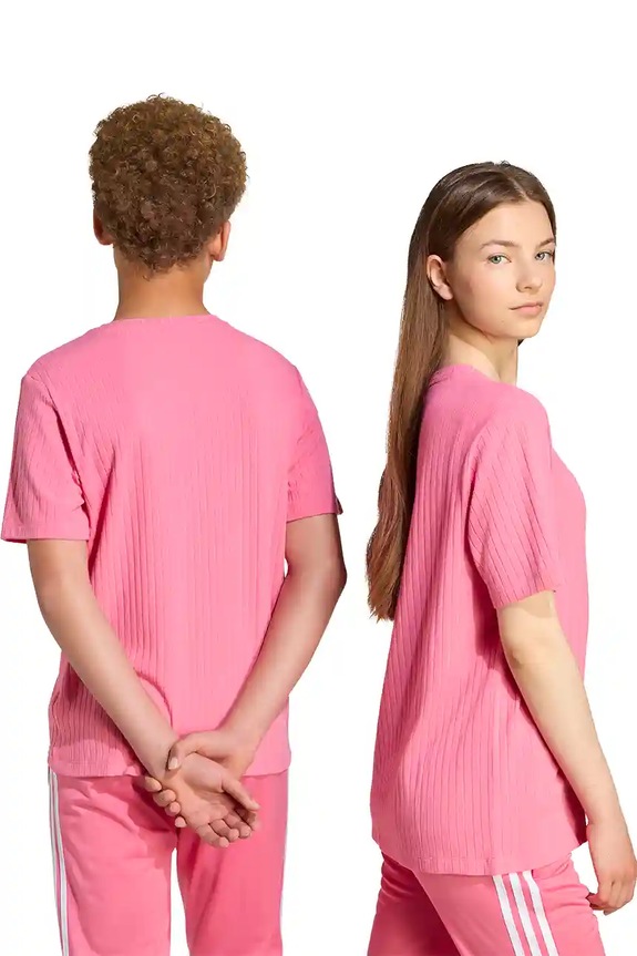 Παιδικό μπλουζάκι adidas Originals JX5180 ροζ