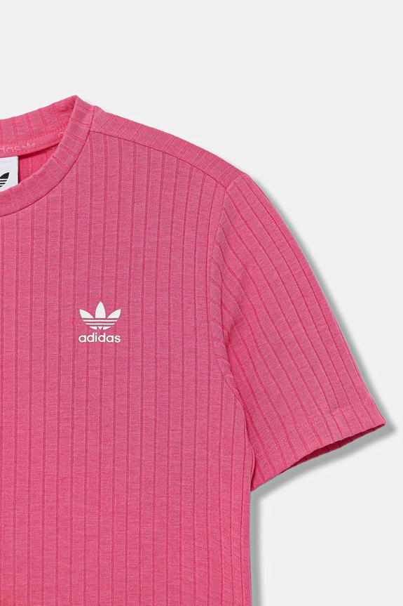 Παιδικό μπλουζάκι adidas Originals ροζ JX5180