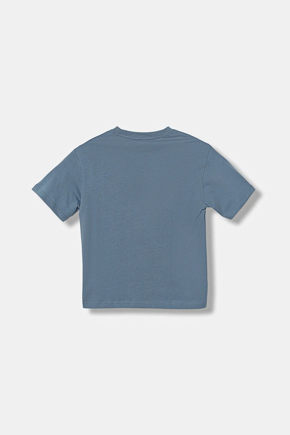 Otroška bombažna kratka majica Puma ESS Boxy Tee G 685131. modra AW25