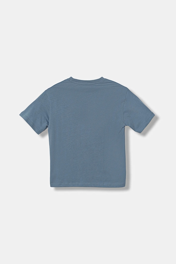 Otroška bombažna kratka majica Puma ESS Boxy Tee G 685131. modra AW25