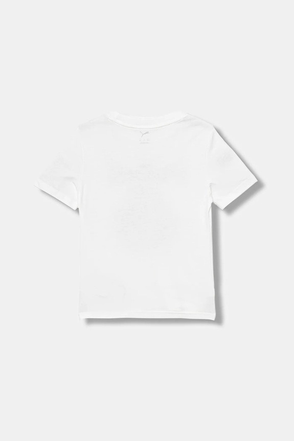 Puma tricou de bumbac pentru copii GRAPHIC Sneaker Tee G 688496 alb AW25