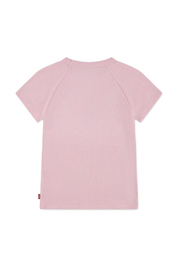 Detské tričko Levi's COLOR BLOCK RAGLAN TOP 3EN517 ružová AW25
