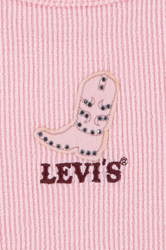 Dievča Detské tričko Levi's COLOR BLOCK RAGLAN TOP 3EN517 ružová