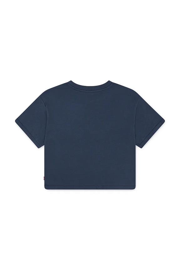 Levi's t-shirt bawełniany dziecięcy BOXY MEET AND GREET 3EN561 granatowy AW25