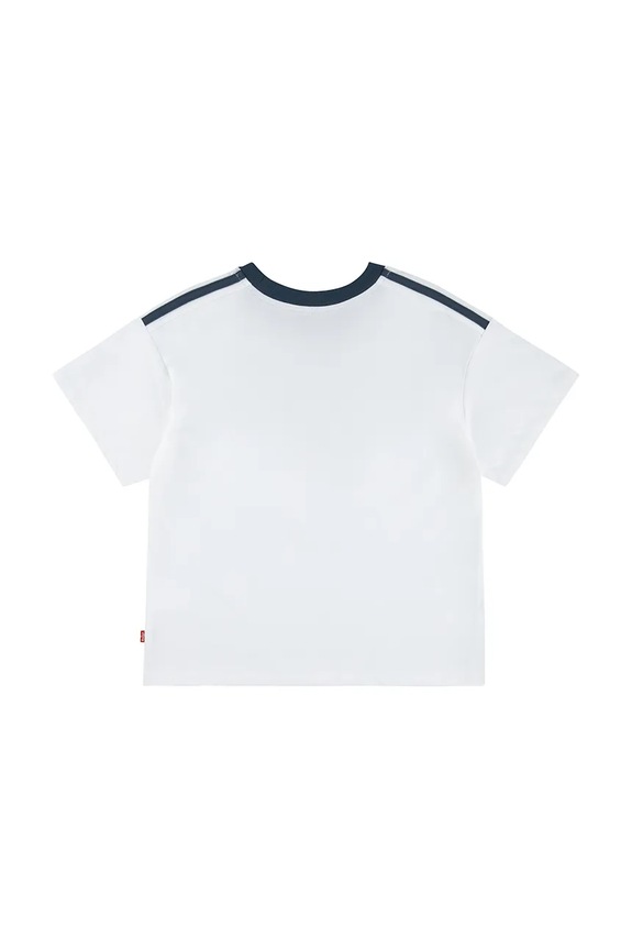 Dětské tričko Levi's SPORTY OVERSIZED TEE 4EN779 bílá AW25