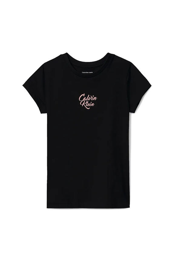 Calvin Klein Jeans t-shirt dziecięcy IG0IG03035.9BYA czarny AW25