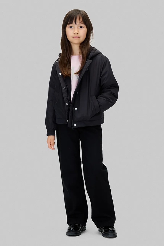 Παιδικό βαμβακερό μπλουζάκι Calvin Klein Jeans IG0IG03040.128.170.9BYA ροζ