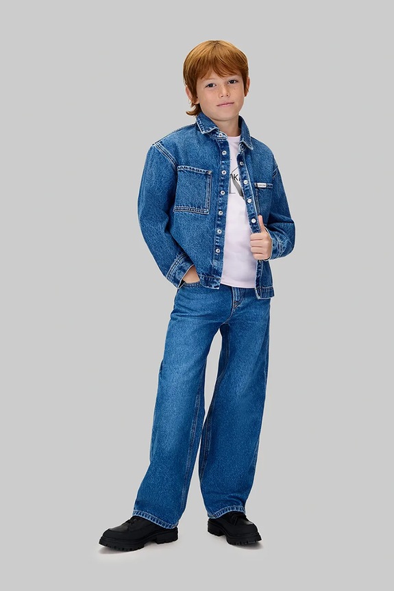 Calvin Klein Jeans t-shirt in cotone per bambini IU0IU00715.128.170.9BYA