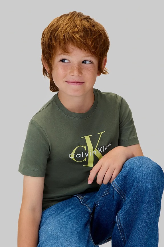 Calvin Klein Jeans t-shirt in cotone per bambini IU0IU00715.128.170.9BYA