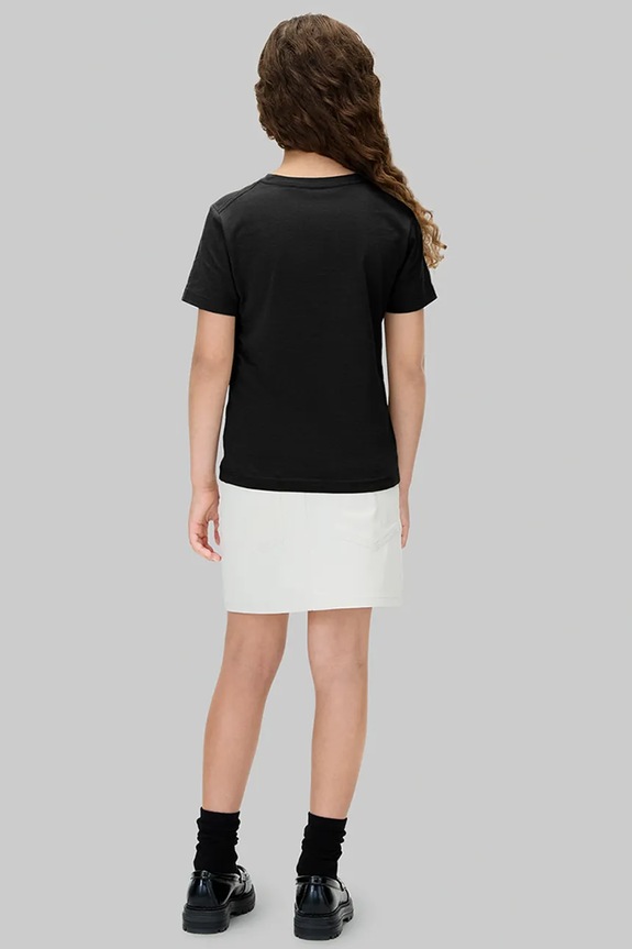 BIMBA Calvin Klein Jeans t-shirt in cotone per bambini IU0IU00715.128.170.9BYA nero