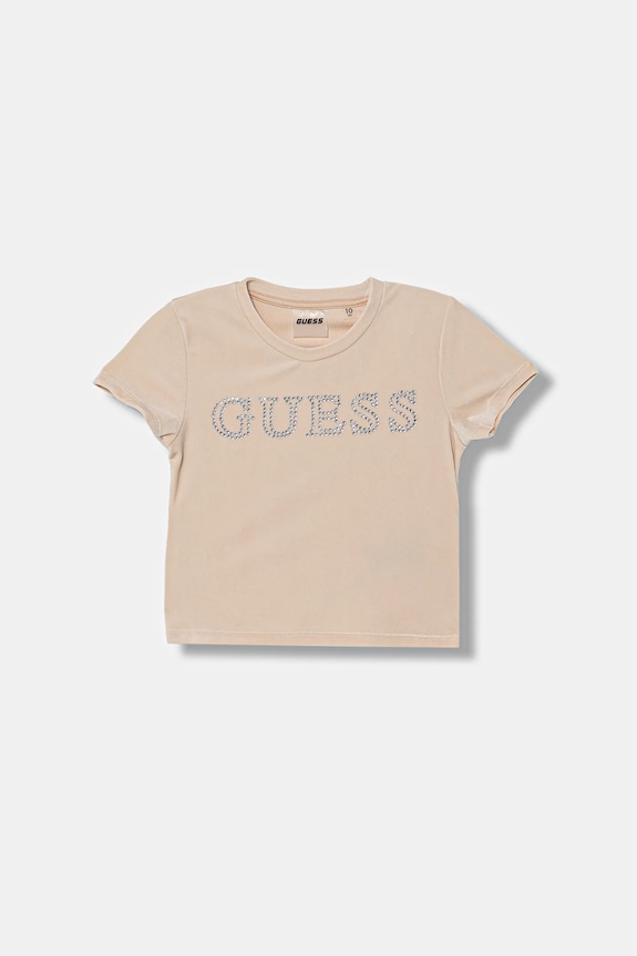 Detské tričko Guess s elastanom béžová J4YI48.K0232.9BYA