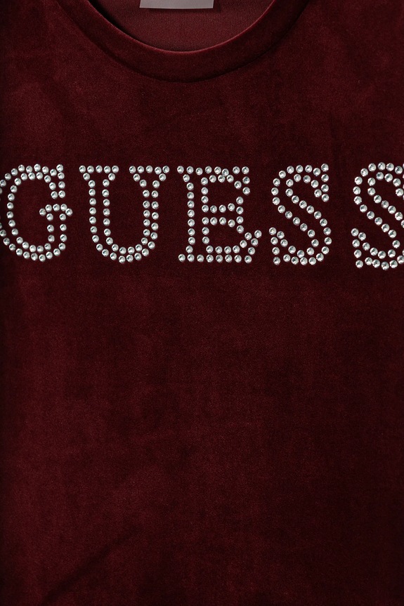 Dievča Detské tričko Guess J4YI48.K0232.9BYA burgundské