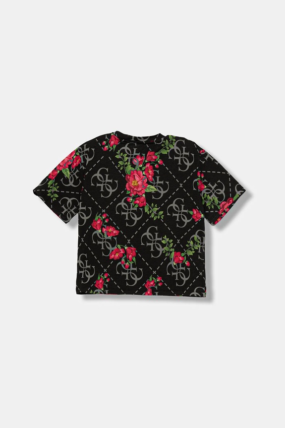 Παιδικό μπλουζάκι Guess J5BI10.J1314.9BYA μαύρο AW25