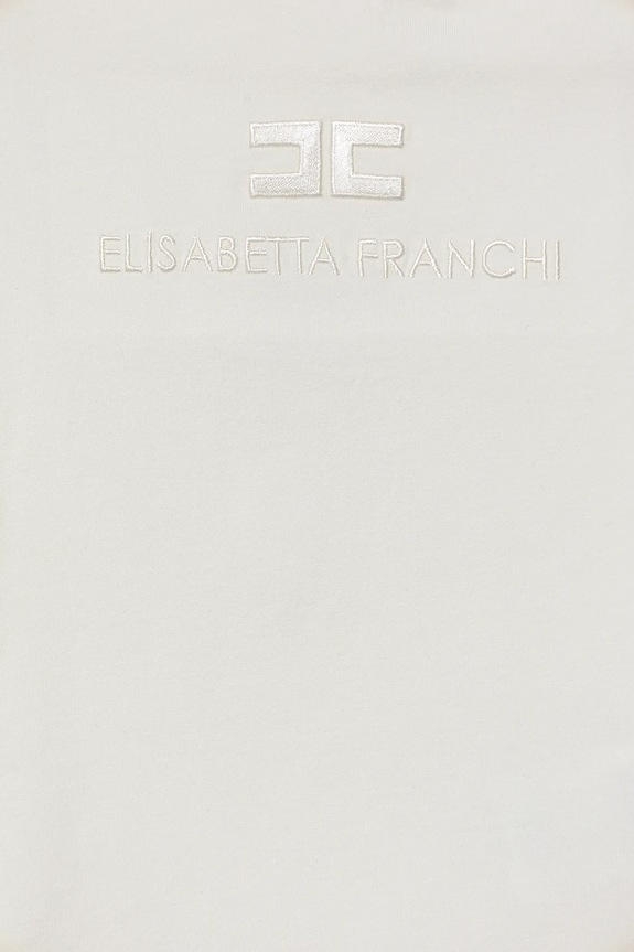 Κοριτσίστικα Παιδικό μπλουζάκι Elisabetta Franchi EGTS098.0.JE006 μπεζ