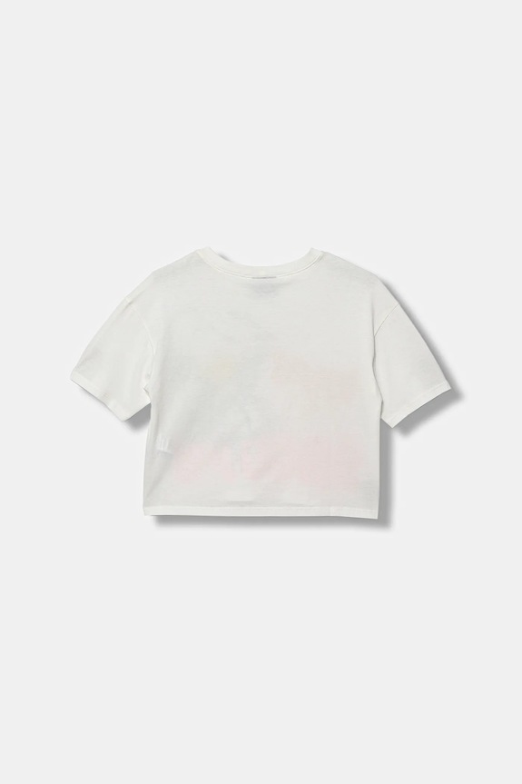Dječja pamučna majica kratkih rukava United Colors of Benetton 3X1SC10PT.G.seasonal bijela AW25