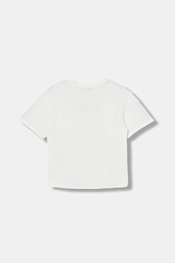 Детская хлопковая футболка United Colors of Benetton 3I1XC10QD.G.seasonal белый AW25