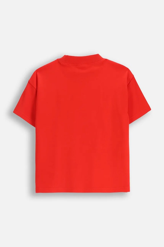 Coccodrillo maglietta per bambini ZC5143202FGJ rosso AW25