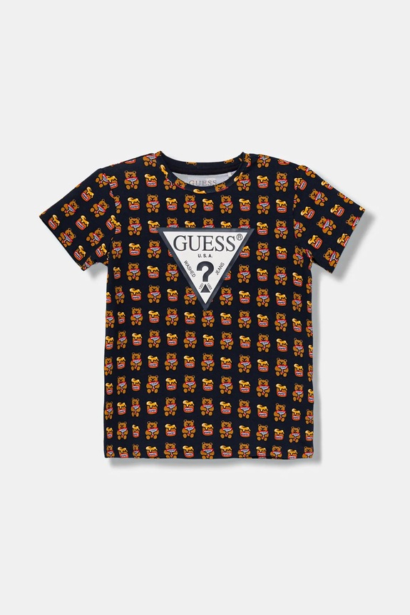 Dětské tričko Guess potisk černá H1YT00.K6YW1.9BYA