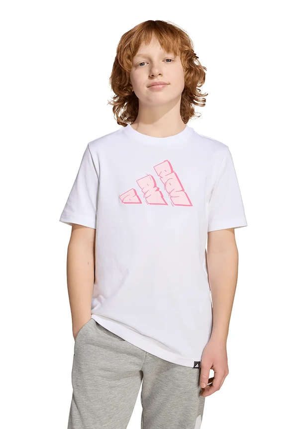 adidas t-shirt bawełniany dziecięcy JV5105