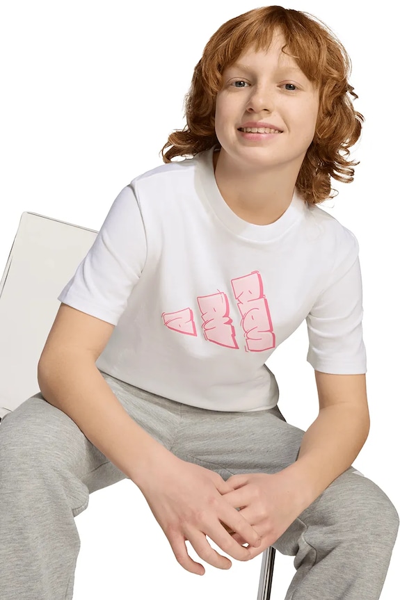 adidas t-shirt bawełniany dziecięcy JV5105