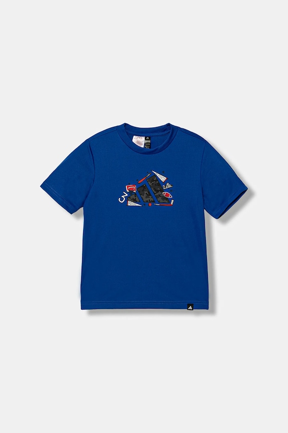 Dětské tričko adidas JV5183 modrá AW25