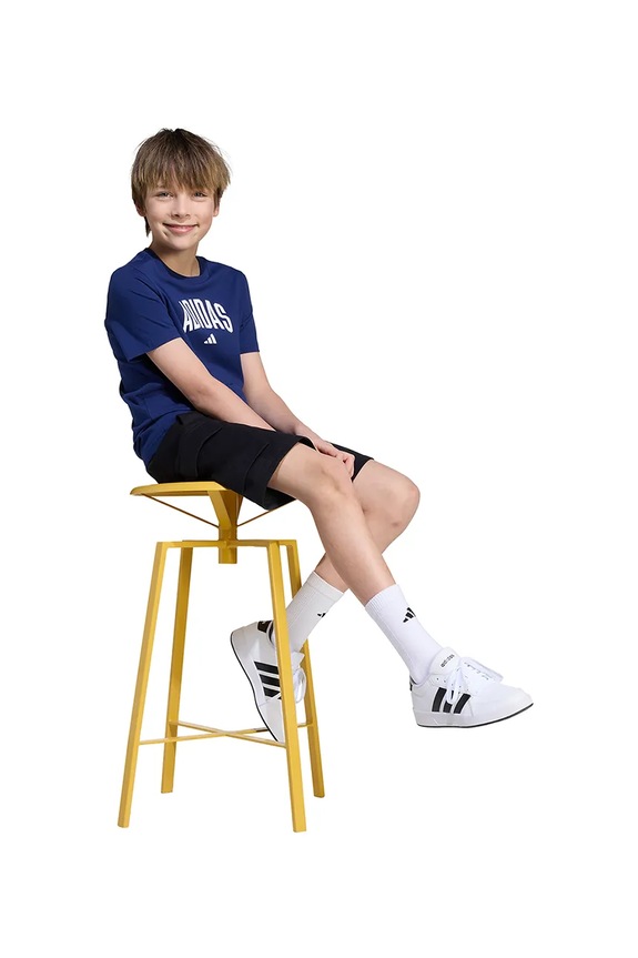 Detské bavlnené tričko adidas JV5193