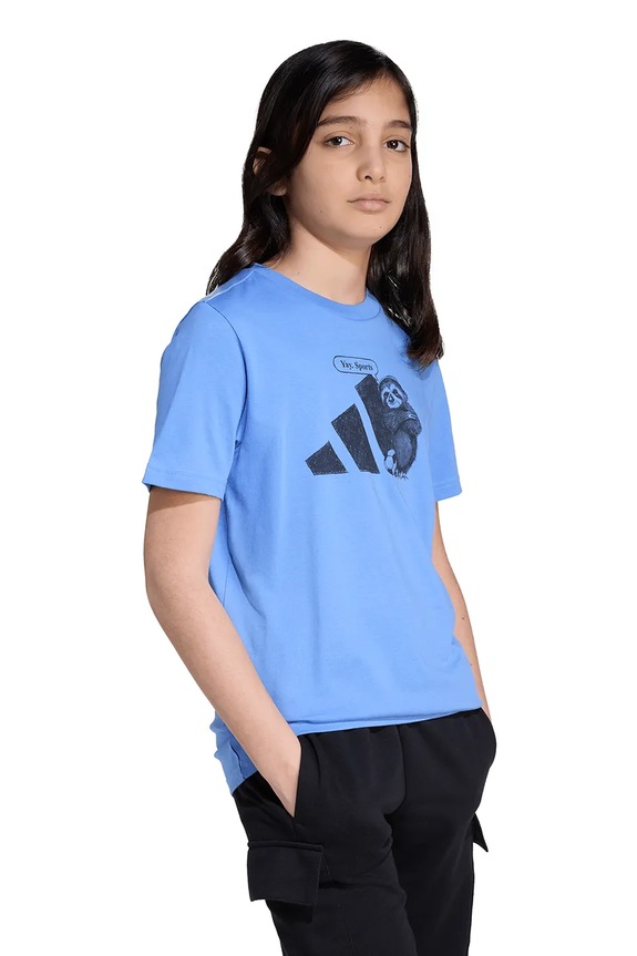 adidas t-shirt bawełniany dziecięcy JV5252