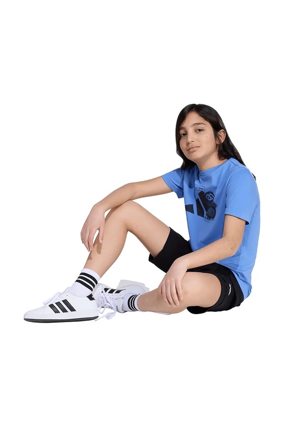 adidas t-shirt bawełniany dziecięcy JV5252