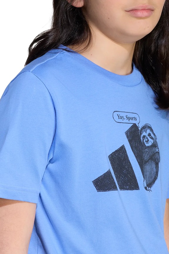 adidas t-shirt bawełniany dziecięcy JV5252