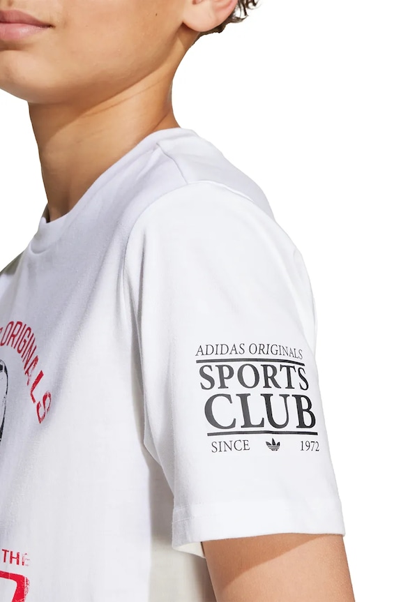 adidas Originals tricou de bumbac pentru copii JV7694