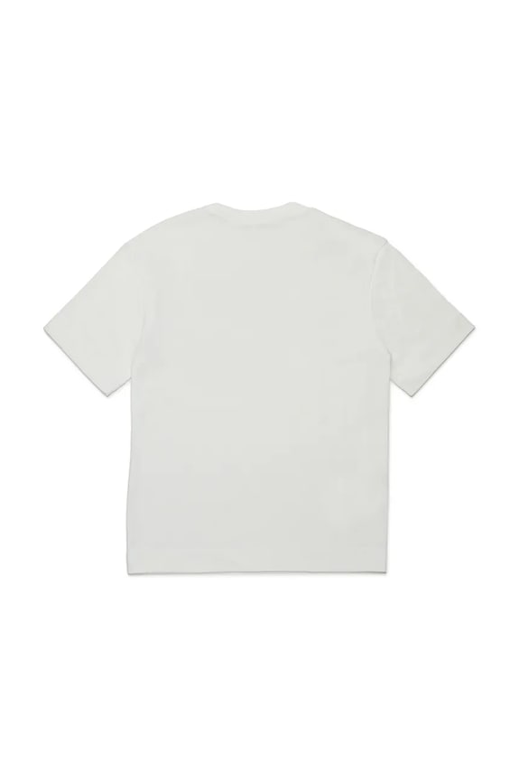 Хлопковая футболка Marni MT135U T-SHIRT M002MV бежевый AW25
