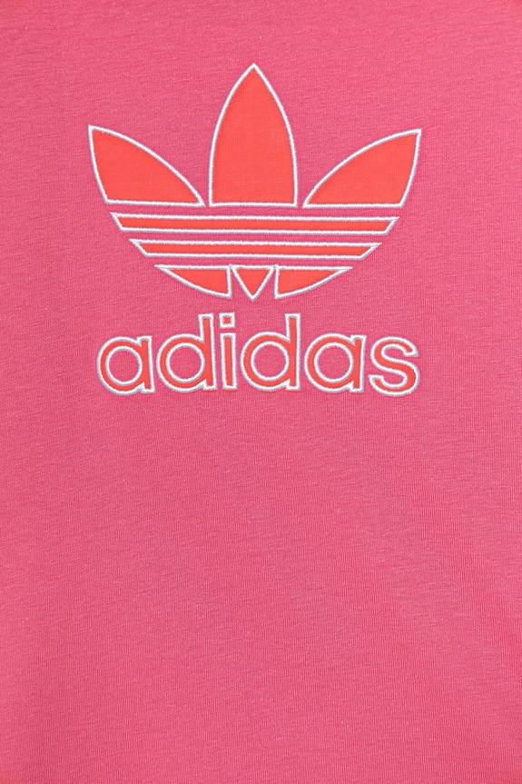 Дитяча бавовняна футболка adidas Originals рожевий JV8559