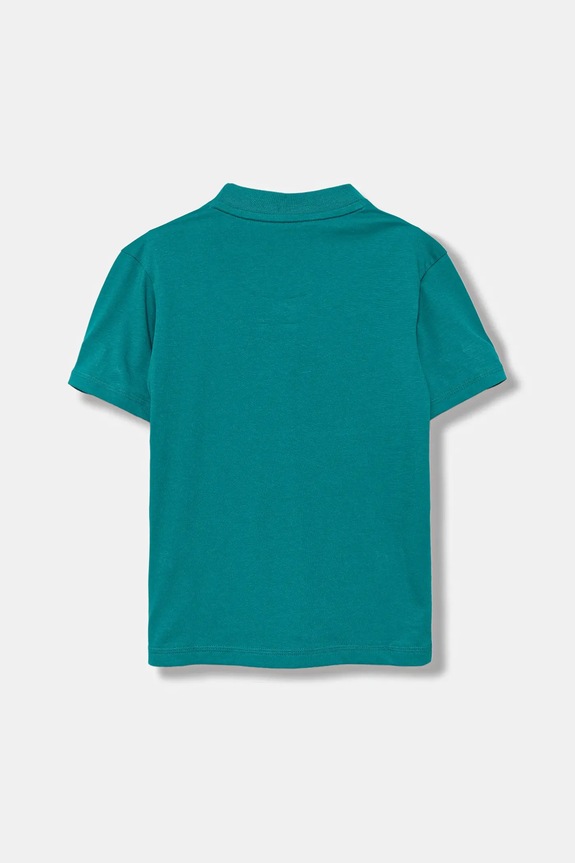 Chłopiec adidas t-shirt bawełniany dziecięcy JV9885 turkusowy