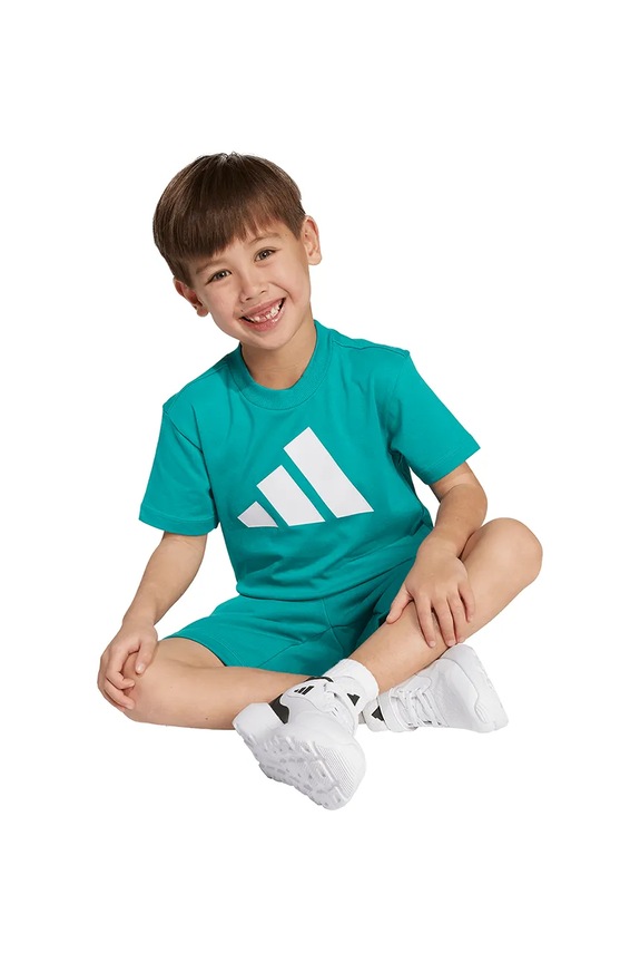 Dječja pamučna majica kratkih rukava adidas JW2415