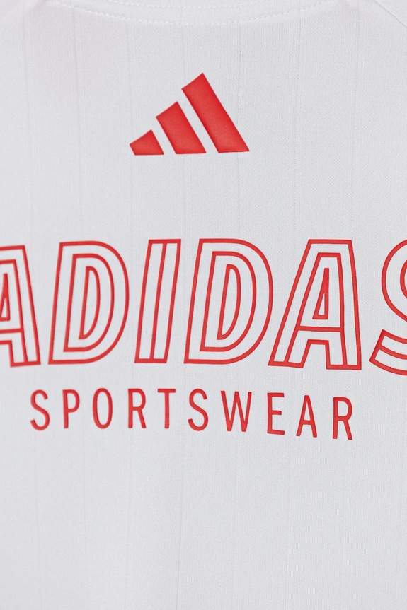 Παιδικό μπλουζάκι adidas λευκό JW7418