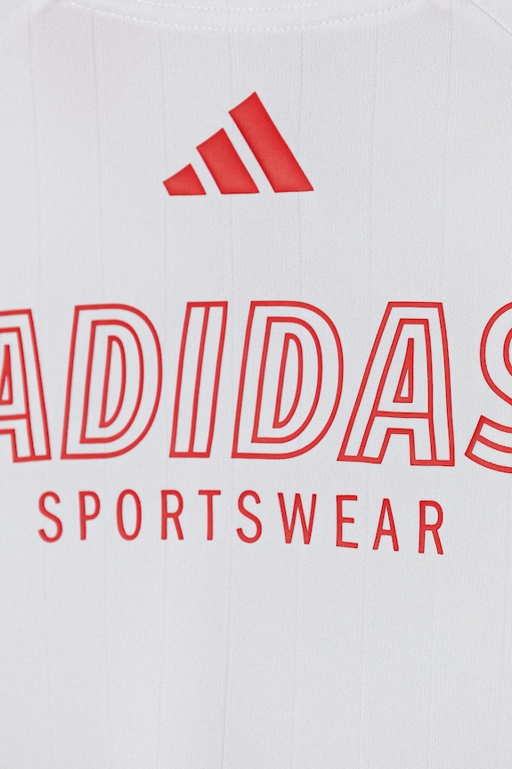 Παιδικό μπλουζάκι adidas λευκό JW7418