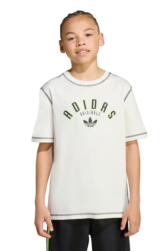 Παιδικό βαμβακερό μπλουζάκι adidas Originals JX5265