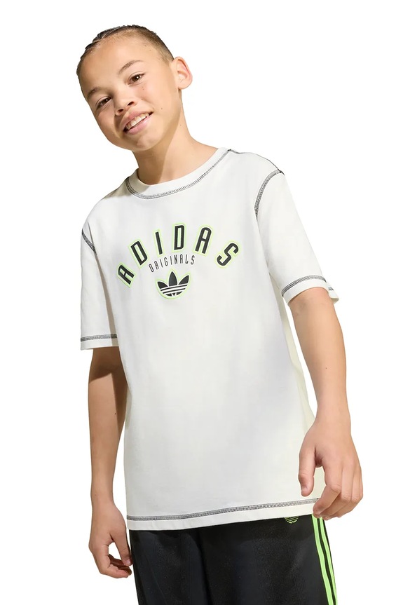 Παιδικό βαμβακερό μπλουζάκι adidas Originals JX5265