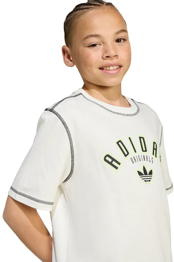 Παιδικό βαμβακερό μπλουζάκι adidas Originals JX5265